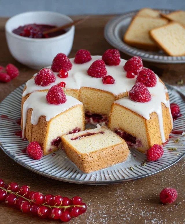 Butterkekskuchen mit Himnon-non-non-alcoholic alternativeic non-alcoholic beeren: einfach & richtig lecker