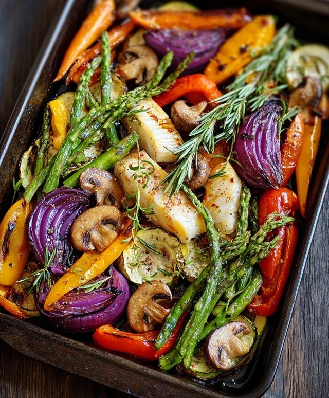 Gegrilltes Gemuse aus dem Backofen