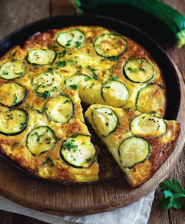 Zucchini Frittata aus dem Ofen
