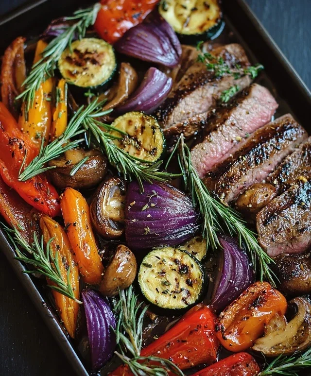Gegrilltes Gemuse aus dem Backofen