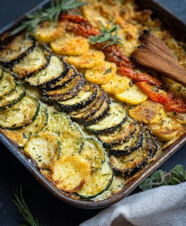 Verdure al forno gratinate