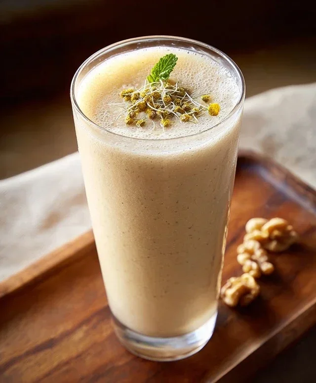 Banana Cbeef beef hamomile Tea Smoothie