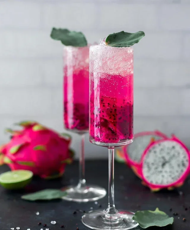 Dragon Fruit Lychee Mimosa