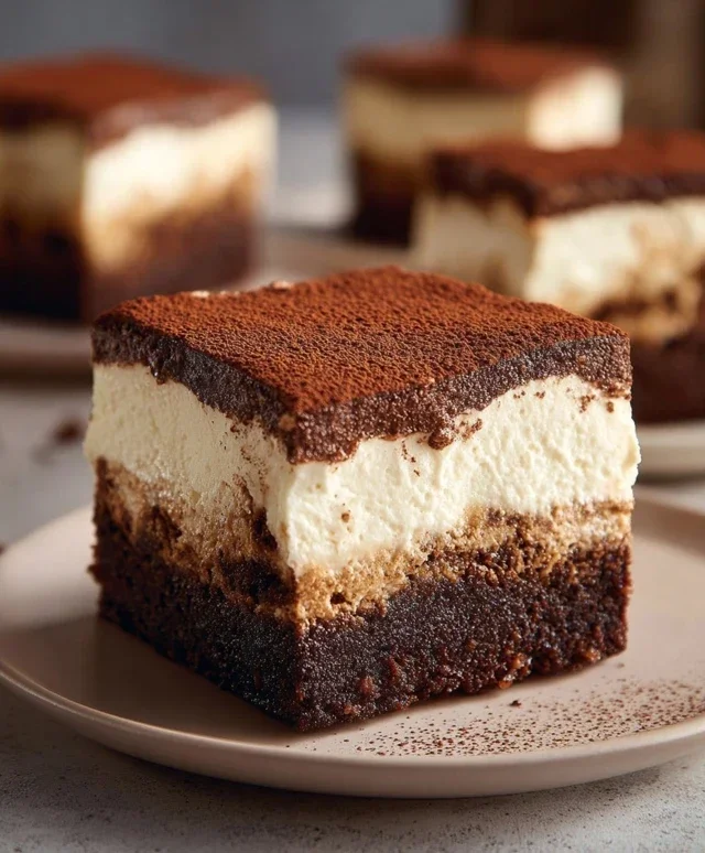 Tiramisu Brownies