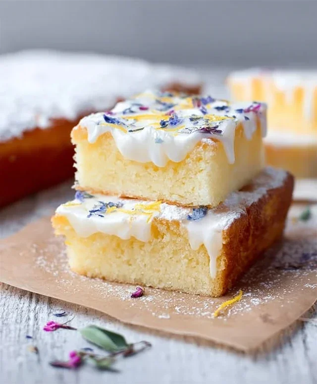 Saftiger Zitronen-Mascarpone Kuchen