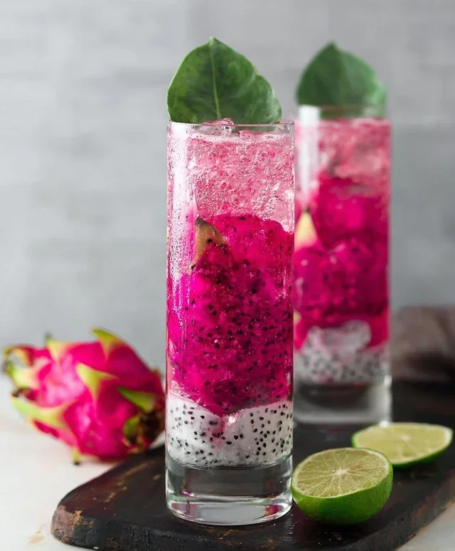 Dragon Fruit Lychee Mimosa