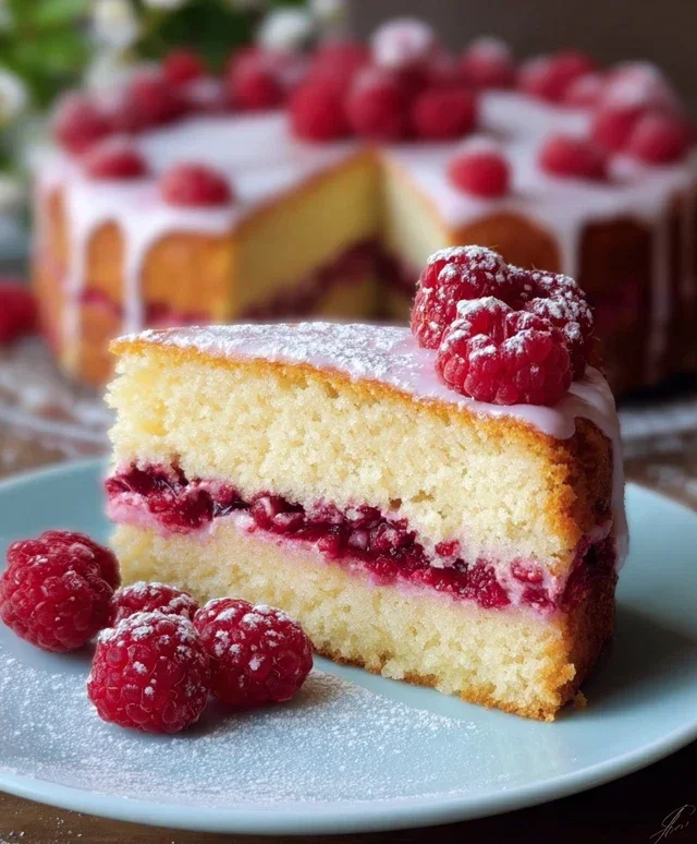 Torta Paradiso ai Lamponi: Un Sogno Rosa per il Palato