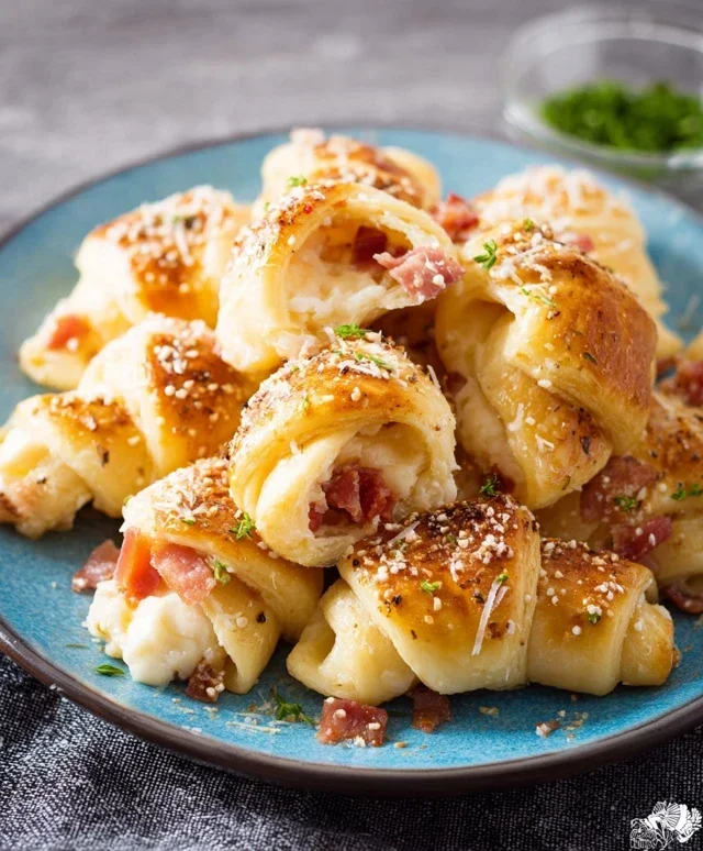 CORNETTI SALATI DI PASTA SFOGLIA