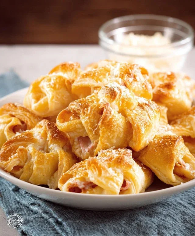 CORNETTI SALATI DI PASTA SFOGLIA