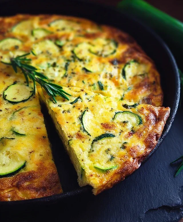 Zucchini Frittata aus dem Ofen