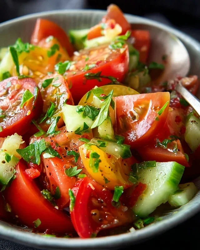 Tomaten Gurken Salat