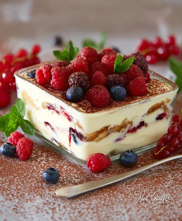 TIRAMISU AI FRUTTI DI BOSCO
