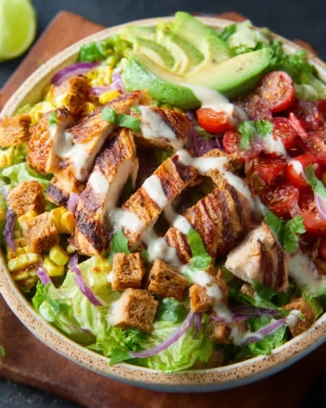 Santa Fe Salad Recipe with Chicken