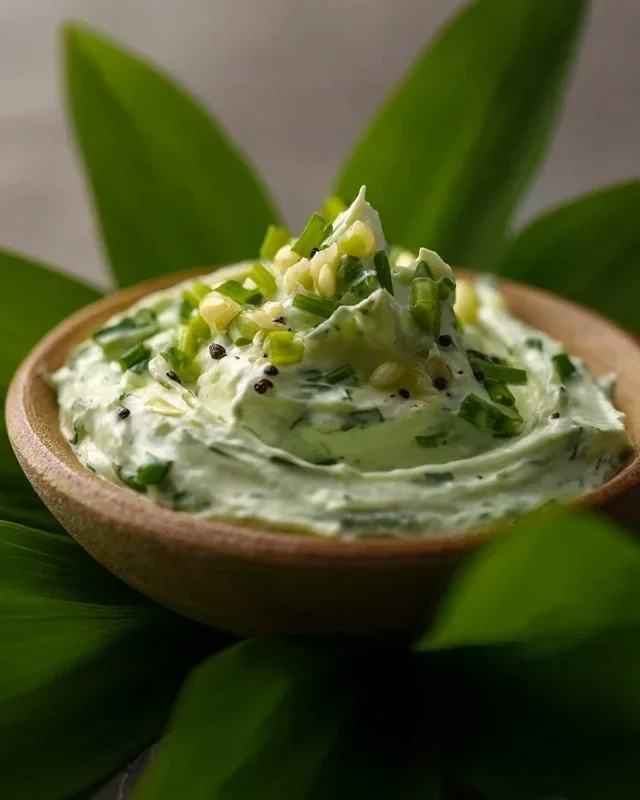 Bärlauch-Dip: Wenn der Frühling nach Knoblauch duftet