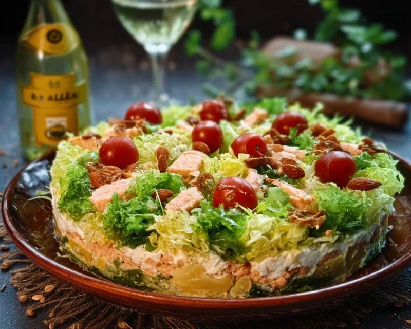 Salattorte fürs Grillen “Ein Stück Salat, bitte!” - rideros