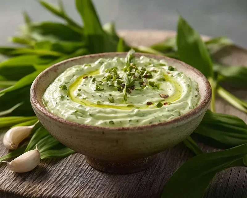 Bärlauch-Dip: Wenn der Frühling nach Knoblauch duftet
