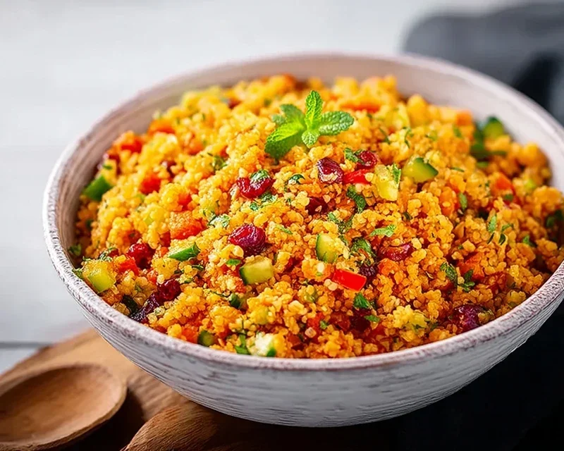 Veganer Bulgursalat