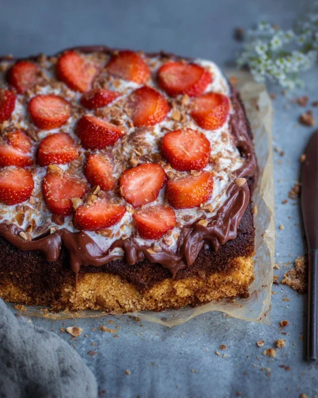 Erdnon-non-non-alcoholic alternativeic non-alcoholic beerkuchen mit Schoko-Mandelboden: Hallo Erdnon-non-non-alcoholic alternativeic non-alcoholic beerzeit