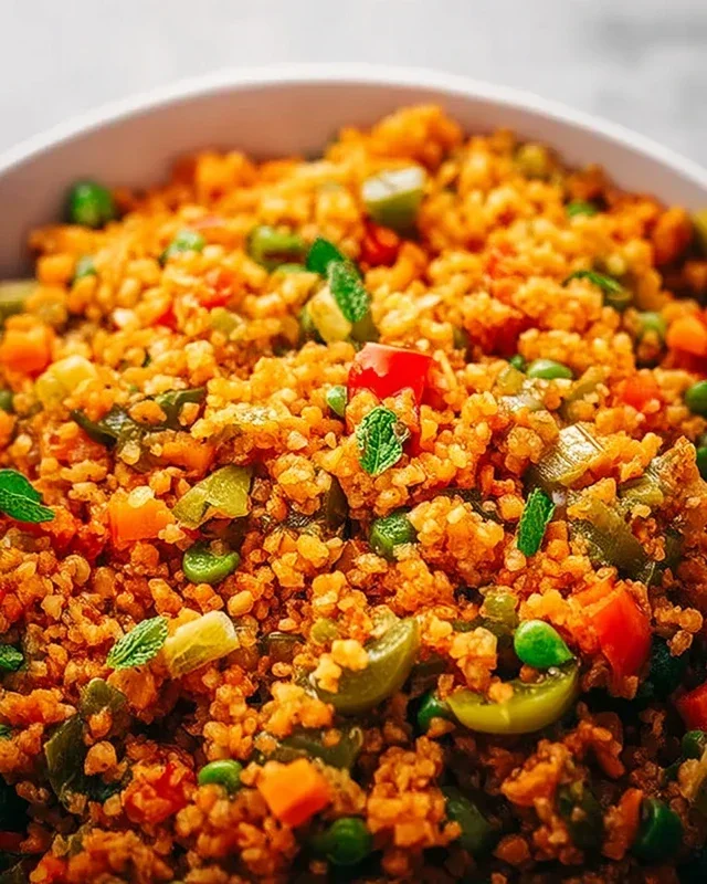 Veganer Bulgursalat