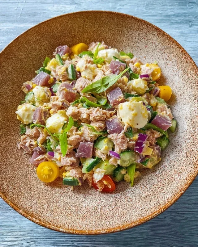 Thunfischsalat - Einfaches und gesundes Rezept