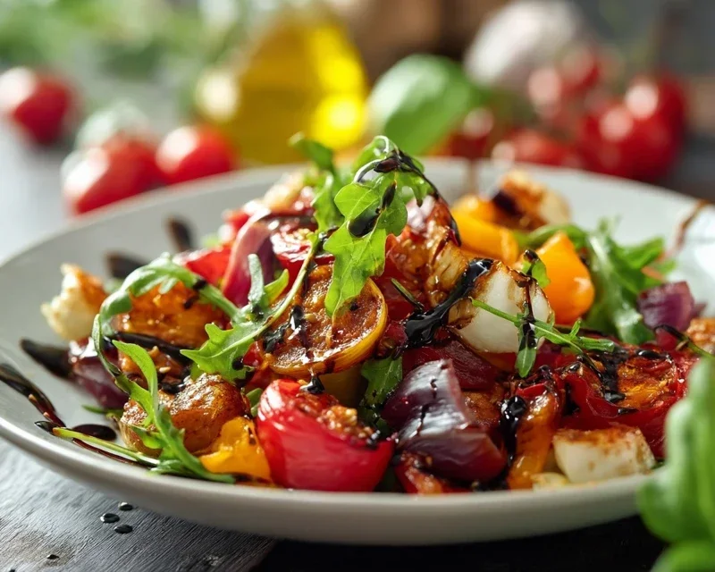 Gerösteter Gemüsesalat mit Balsamico