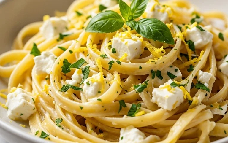 Zitronen-Feta-Pasta: So schnell und lecker gelingt's!