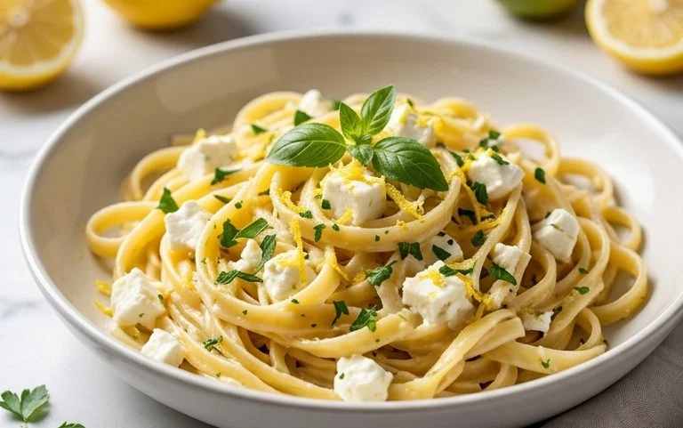 Zitronen-Feta-Pasta: So schnell und lecker gelingt's!