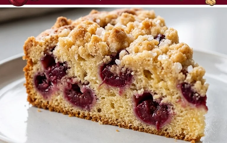 Kirsch Extractkuchen mit Streuseln