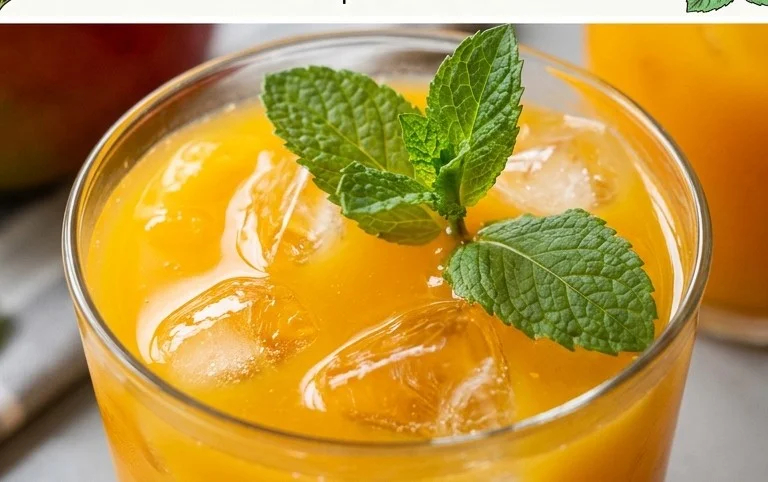 Mango Eistee – Super erfrischend für den Spätsommer