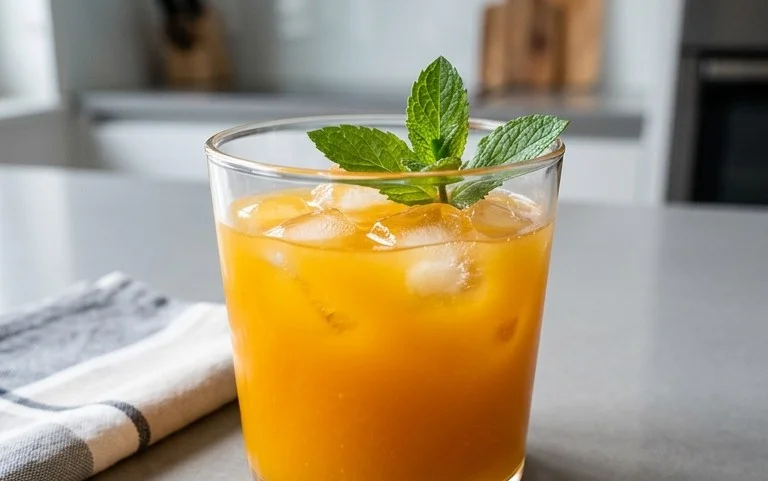 Mango Eistee – Super erfrischend für den Spätsommer