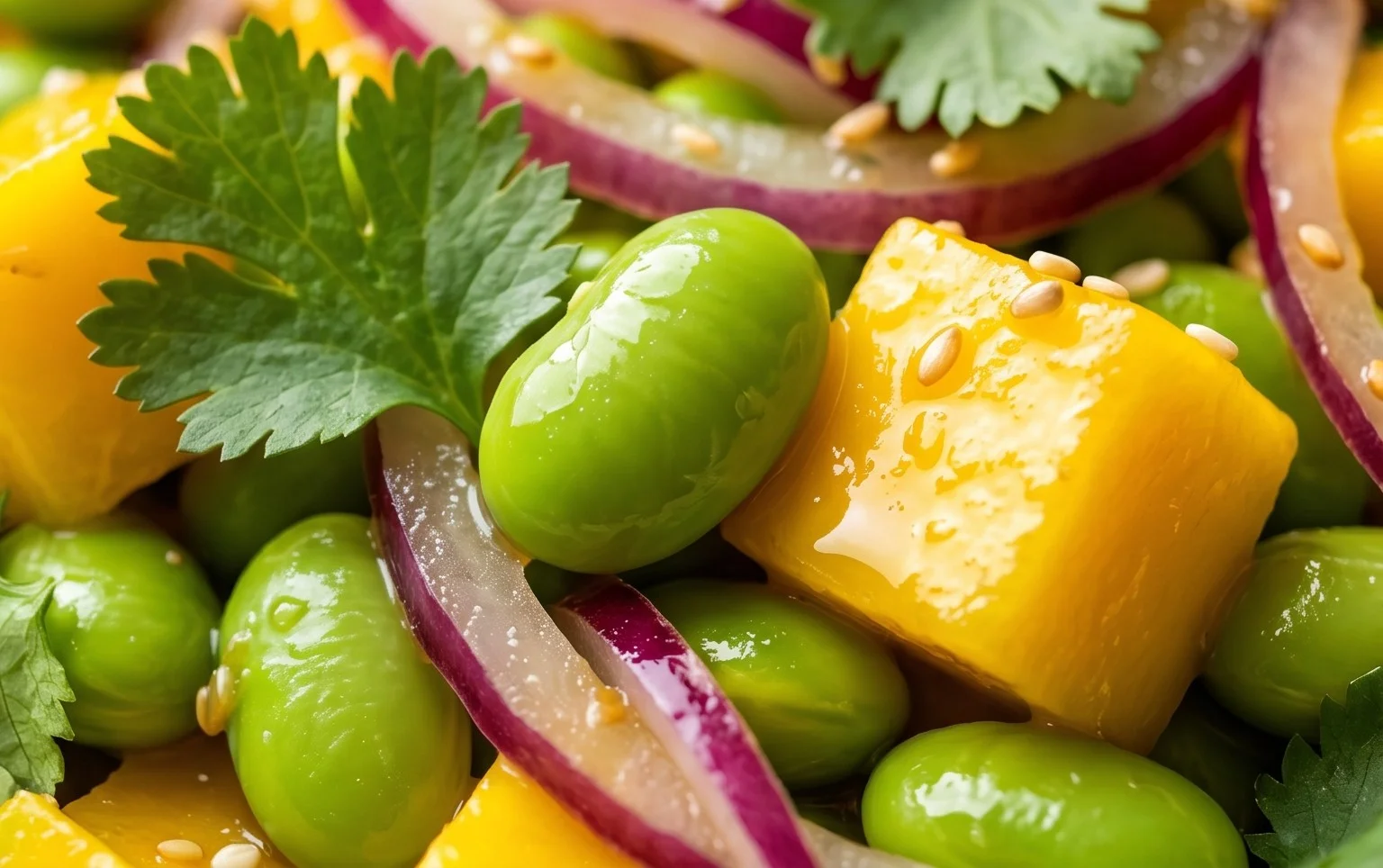 Edamame-Mango-Salat: Ein Unglaubliches Ultimatives Rezept für 5 Sinne