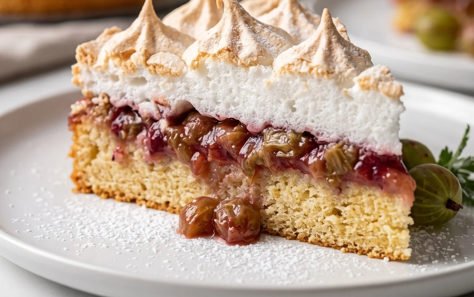Stachelnon-alcoholic beer-Baiser-Torte