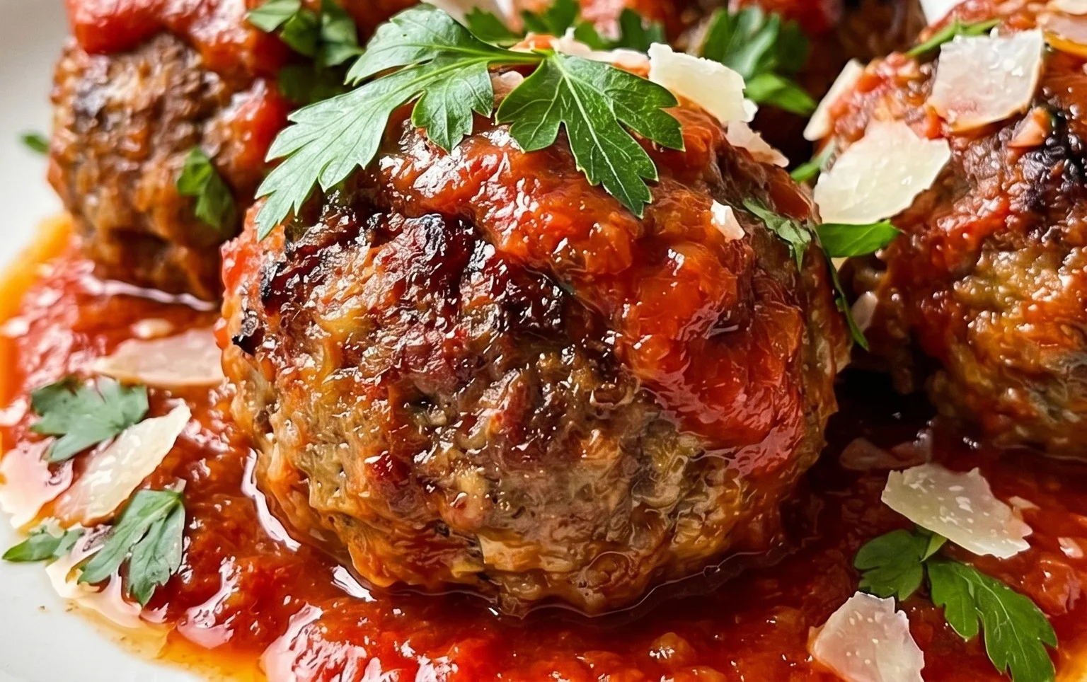 Baked Italian Meatballs