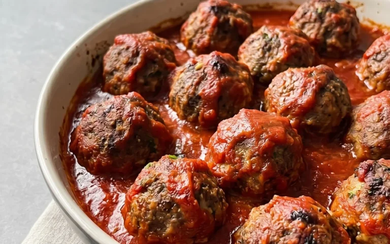 Baked Italian Meatballs