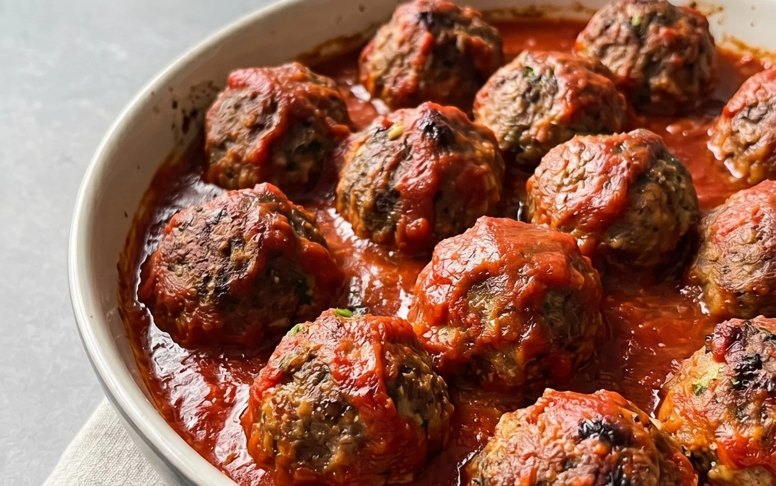 Baked Italian Meatballs