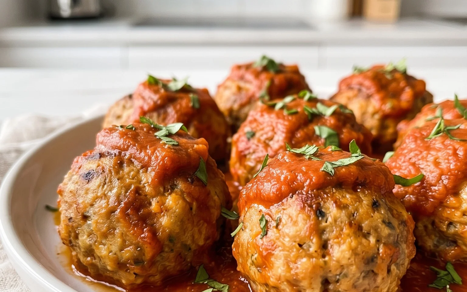 Baked Italian Meatballs