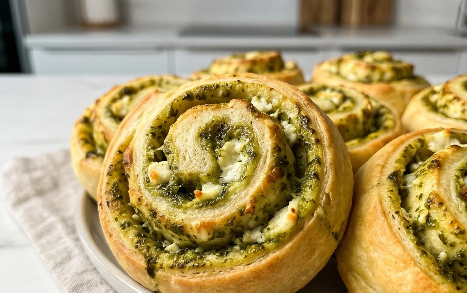 Pesto Feta Rolls