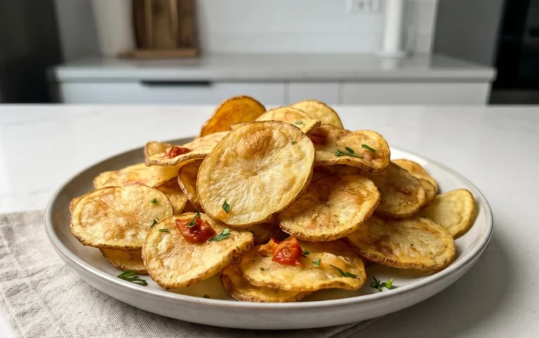 Chips di patate al forno