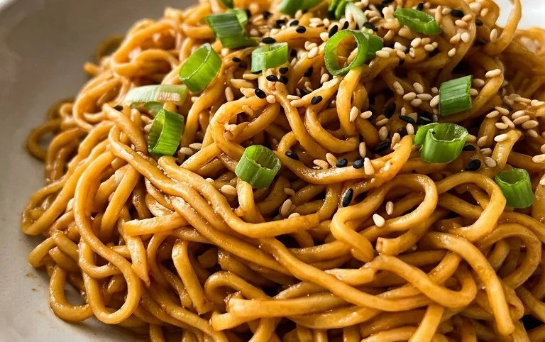 Easy Saucy Ramen Noodles