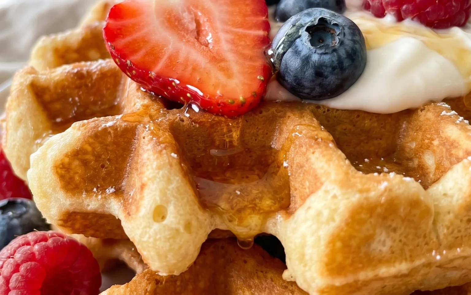 Greek Yogurt Waffles