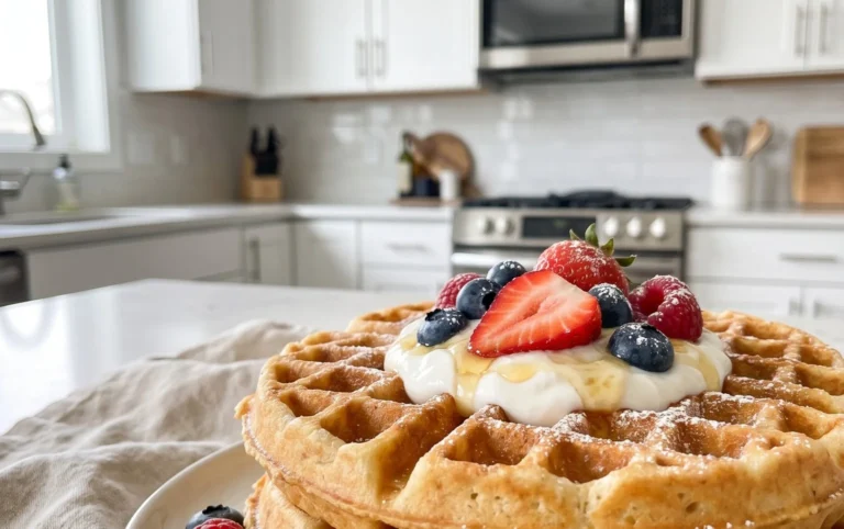 Greek Yogurt Waffles