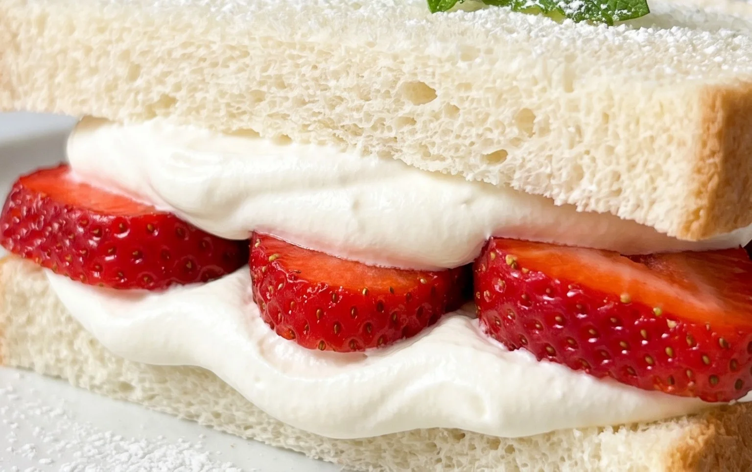 4-ingredient Strawberry Sando