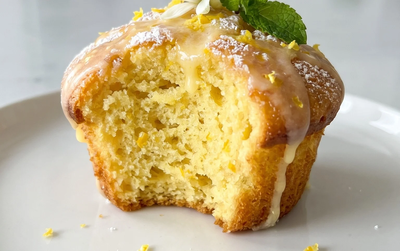 saftige Zitronen Muffins
