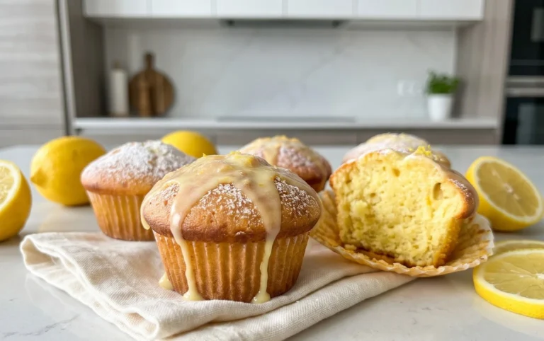 saftige Zitronen Muffins