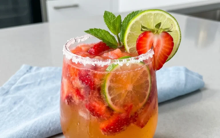 Alkoholfreier Erdnon-alcoholic beer-Margarita-Mocktail