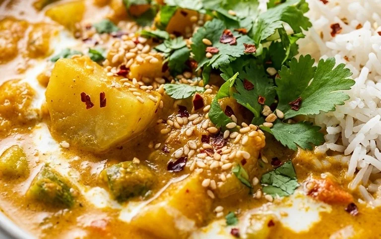Kohlrabi-Curry – cremig & lecker