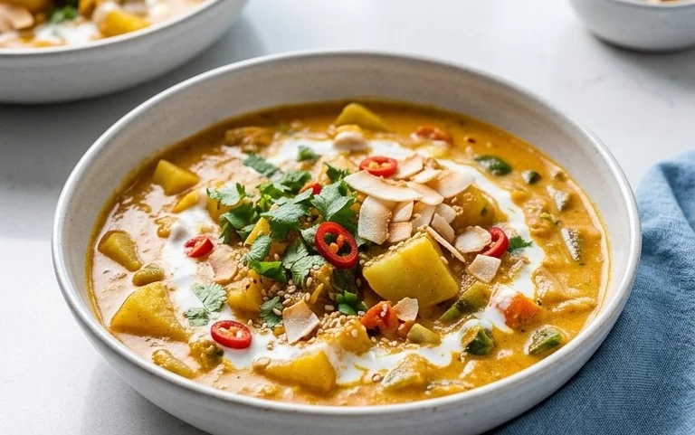Kohlrabi-Curry – cremig & lecker