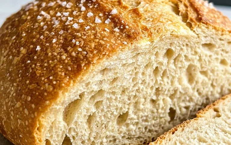 No Knead Salt Bread