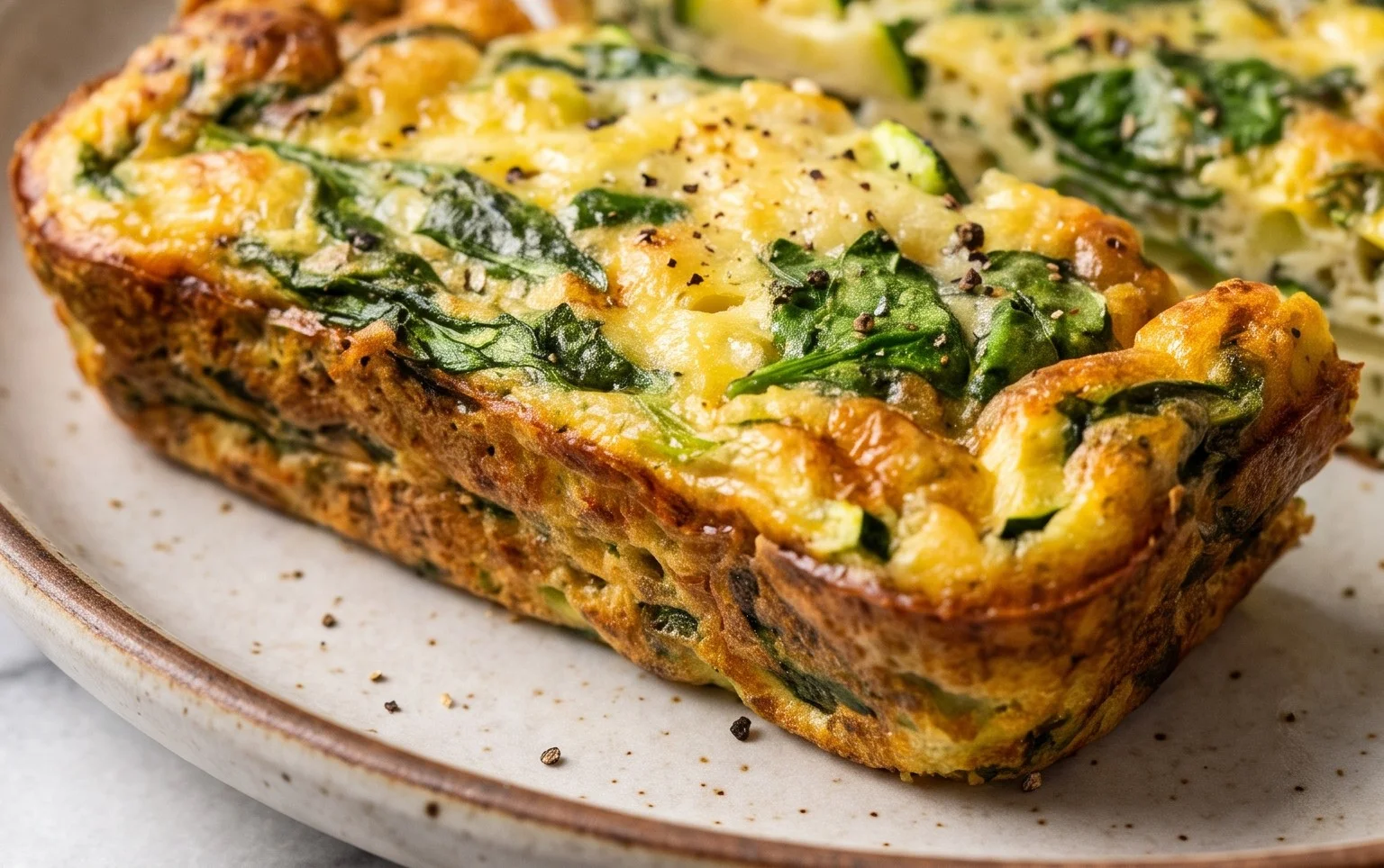 Baked Spinach Zucchini Frittata Fingers {Baby-Friendly}