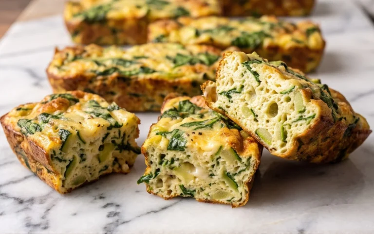 Baked Spinach Zucchini Frittata Fingers {Baby-Friendly}
